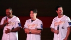 [★화보]'메이저리거 동료 벨트레와 헤멀스 축하' 추추트레인 은퇴식