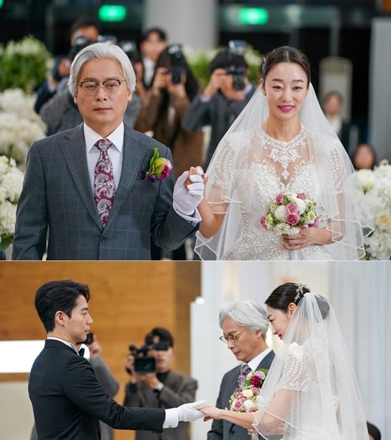 Yeojin Choi x Seonghwan Kyung reveals the wedding scene..Contrasting facial expressions [미스 몬테크리스토]-Star News