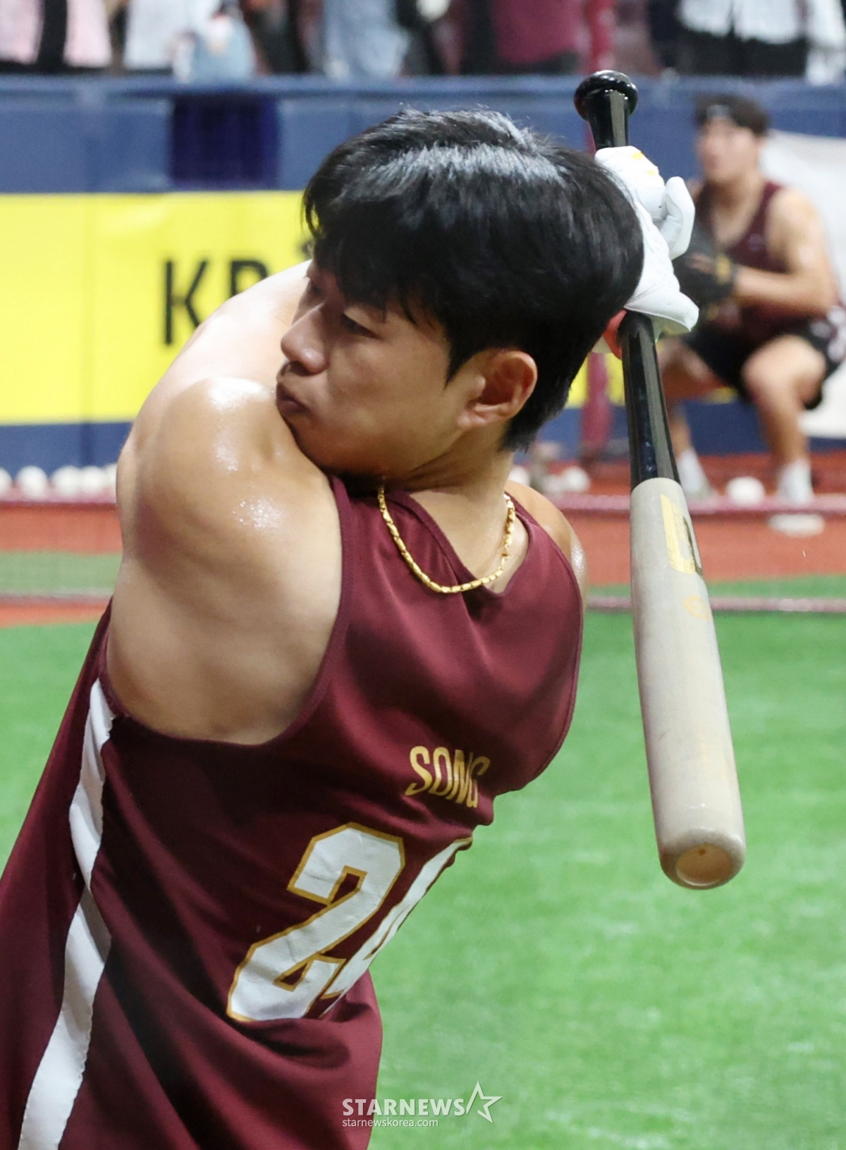 키움 히어로즈 선수단 훈련 장면