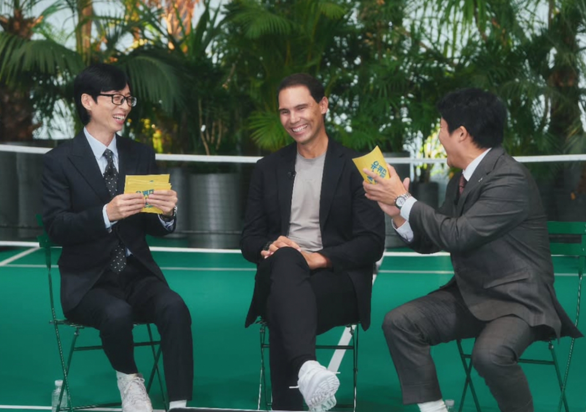 Nadal on You Quiz: Meeting Yoo Jae-seok | Tennis News
