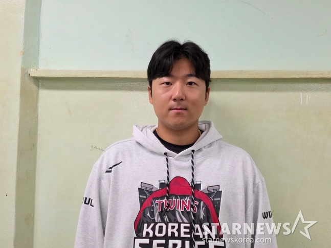 'LG 키맨' 송승기 강한 자신감 "문동주처럼 162㎞ 같은 직구 던지겠다" [KS1 현장인터뷰]