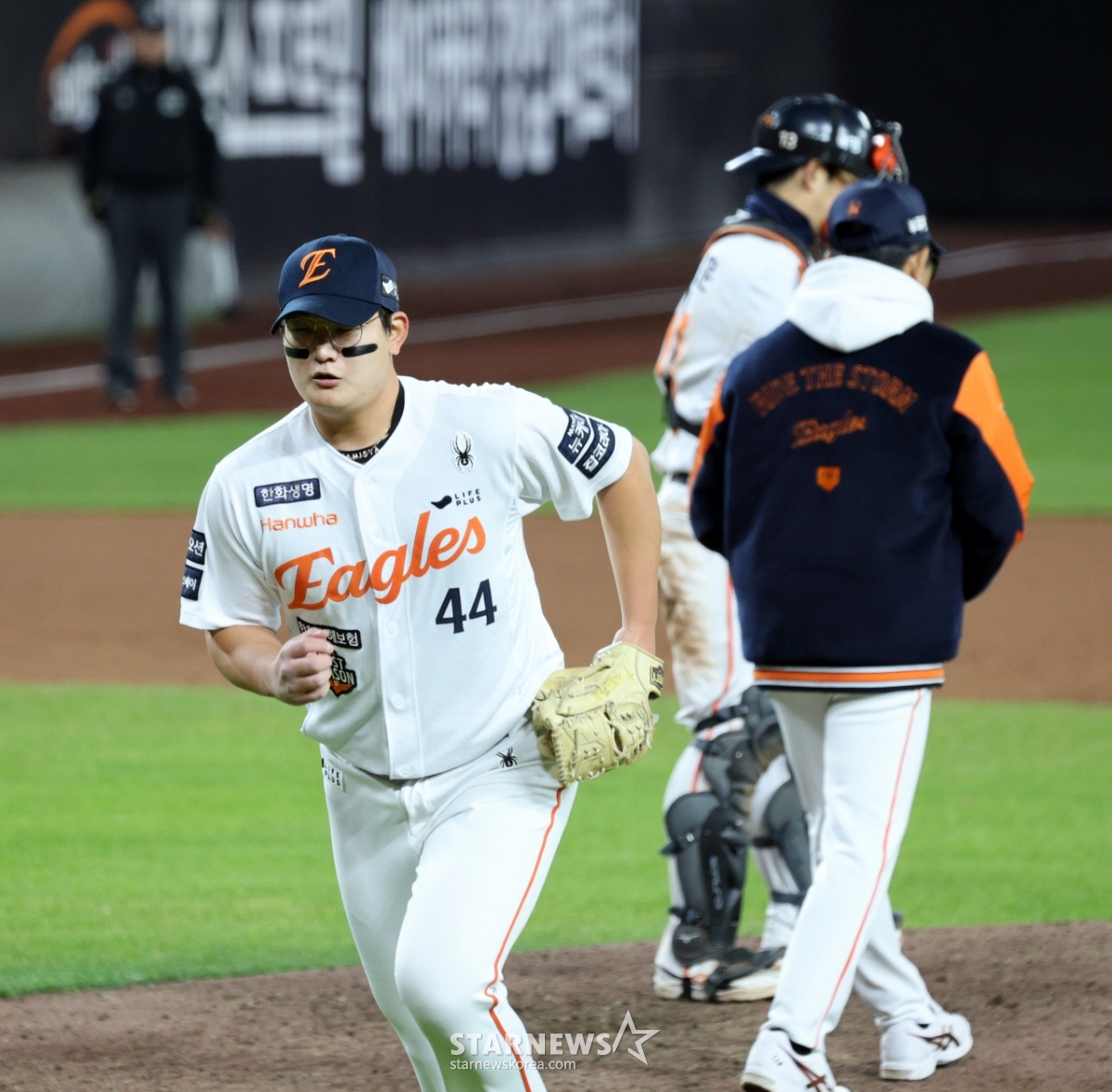 [포토]'어제와 다른 오늘' KS4차전 강판 김서현