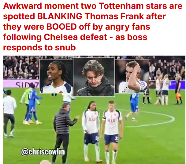 손흥민 시절 땐 상상도 못한 사태! '사상 최악' 토트넘, 英 BBC마저 충격... 초유의 '감독 무시' 포착