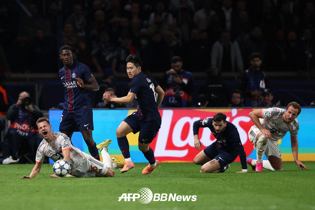 '이강인 환상 어시스트' PSG, 뮌헨에 1-2 패배... 김민재 10분 출전 'UCL 코리안 더비 성사'