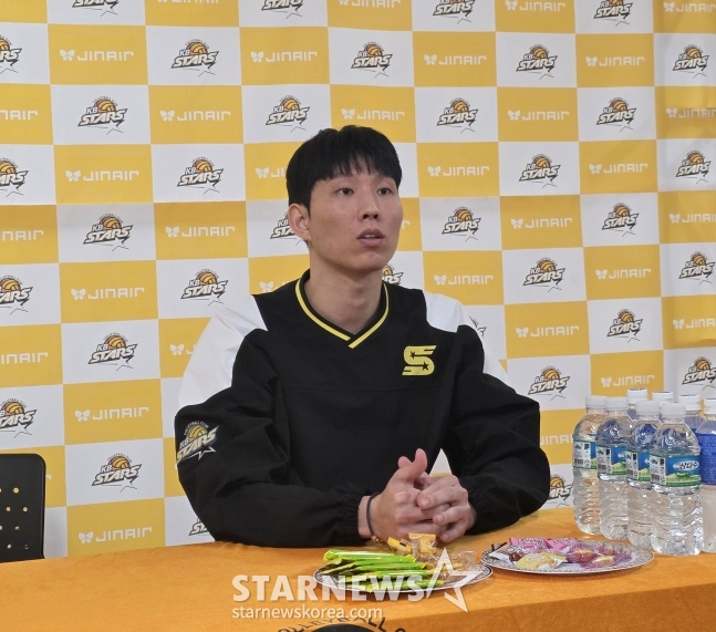 '14:18→33:31' 대역전극 이끈 12억 세터 서브 에이스 "영웅이 될 것 같았다" [의정부 현장인터뷰]