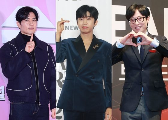 1위 엄태구, 2위 임영웅, 3위 유재석