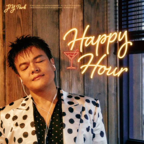 JYP 박진영, 신곡 'Happy Hour' 발매..퇴근길 플리 책임진다