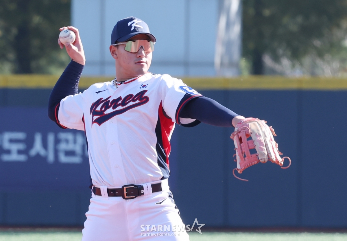 [포토] 안현민 '부드러운 송구'