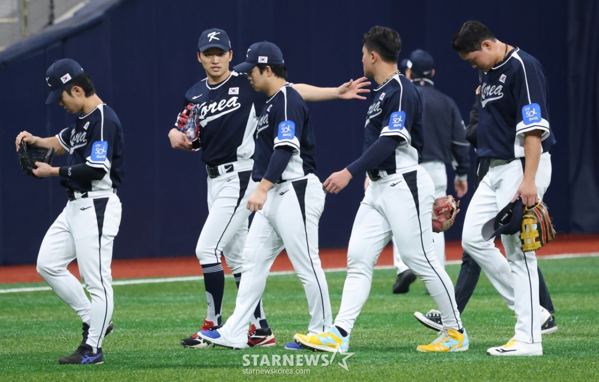 [포토] 박해민 '국대 캡틴의 특명은?'