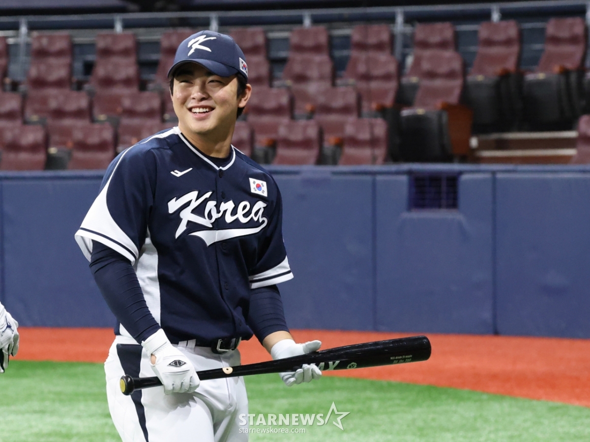 [포토] 문현빈 '고척돔 미소천사'