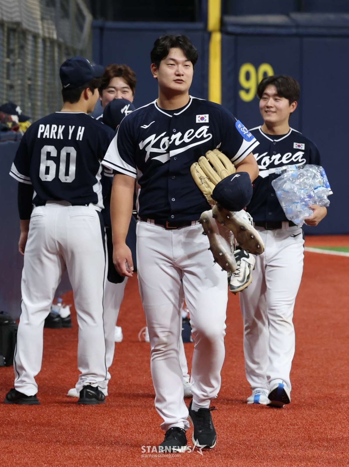 [포토] 김서현 '고척돔 훈련 클로저'