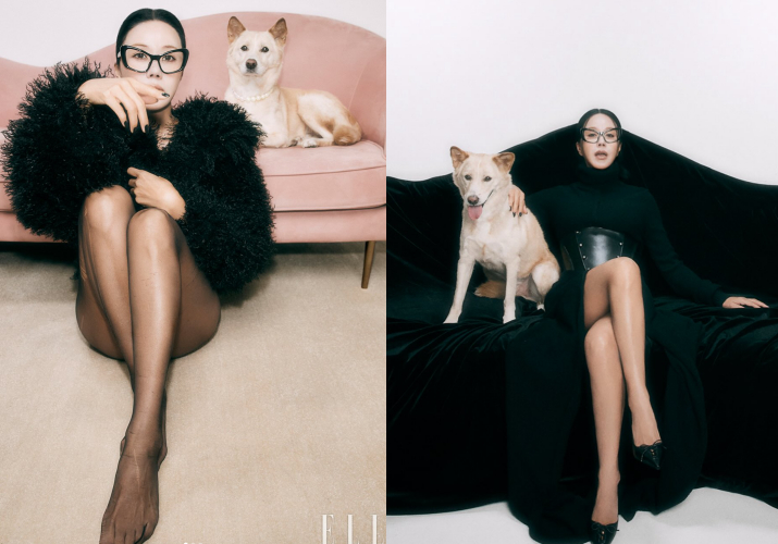 56세 각선미가 이정도..엄정화, 美친 하의실종 라인 보니