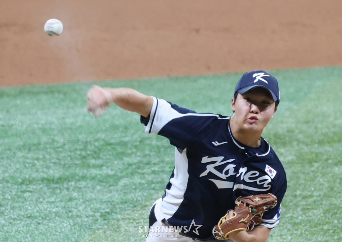 [포토] 정우주 '정면승부'