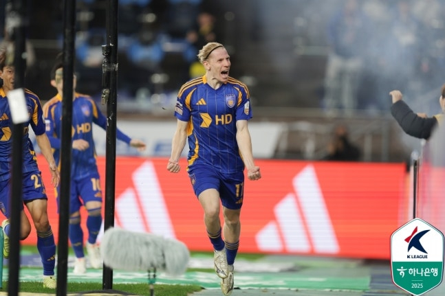 울산, 저기 보인다 '잔류!' 수원FC와 승점 6짜리 '강등 탈출 대전' 승리... 루빅손 '천금 결승골'