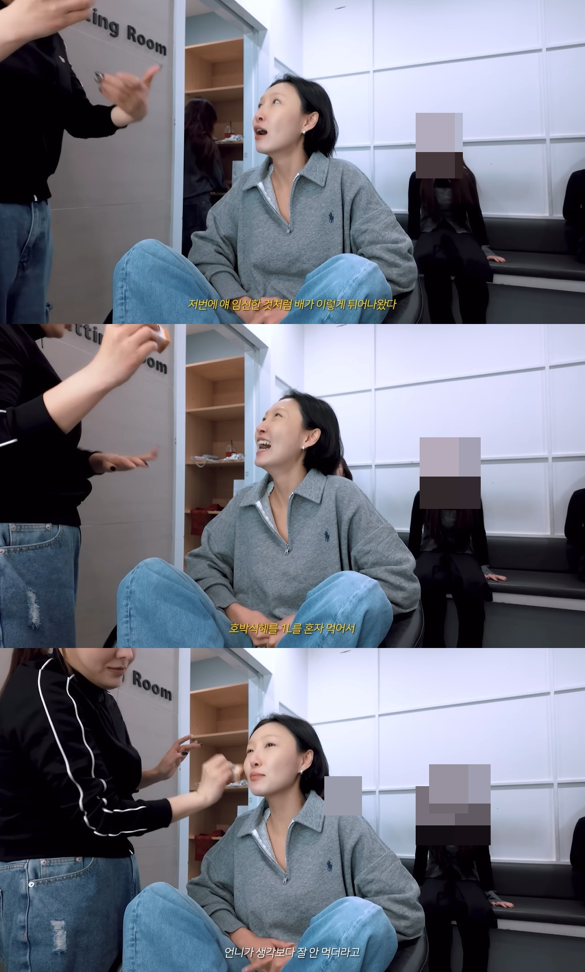 화사, '40kg 뼈 말라'인데.."호박 식혜 먹고 임신한 배 됐다"[스타이슈]