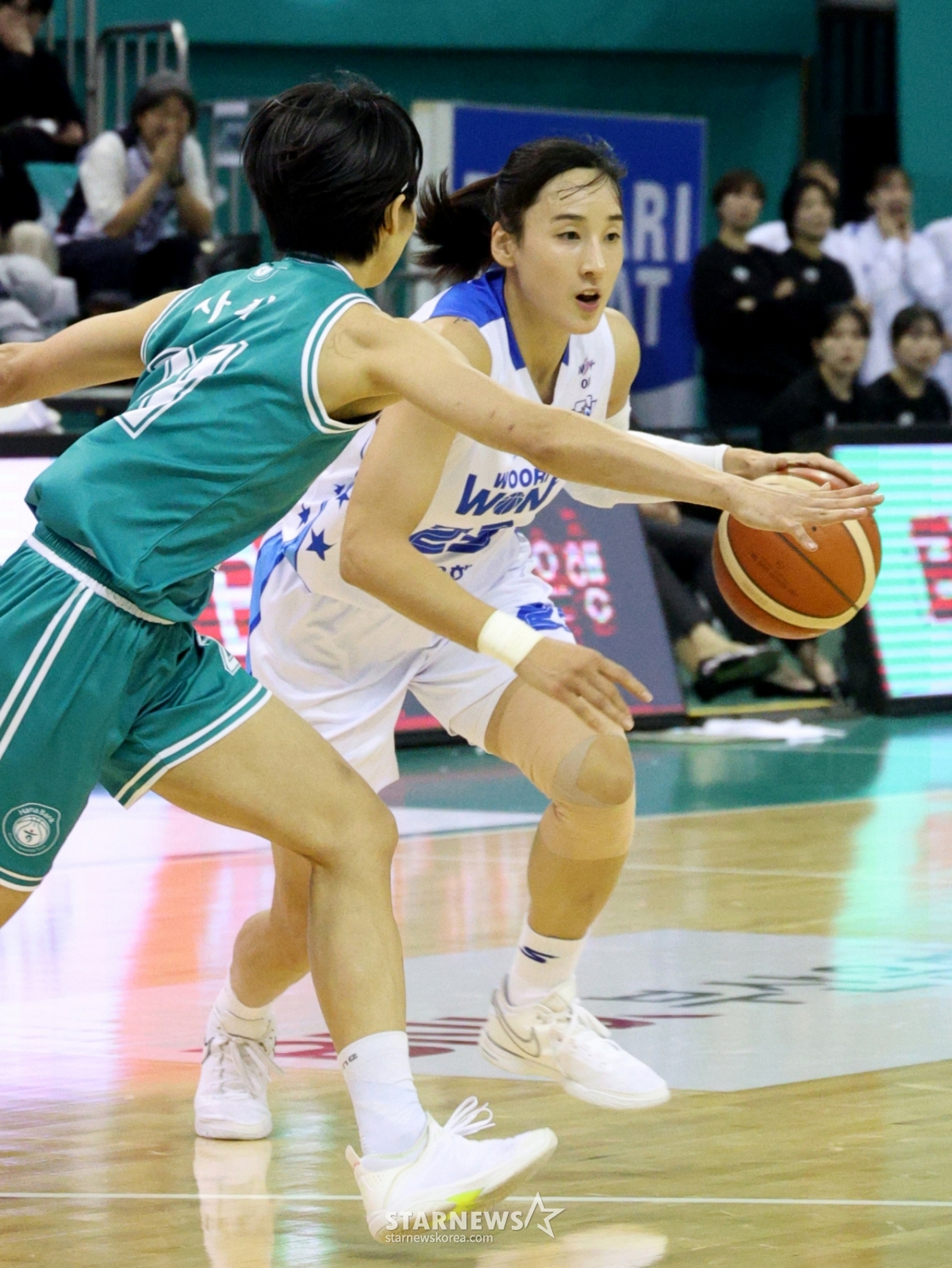 [포토] 김단비 '사키 또 너냐?'