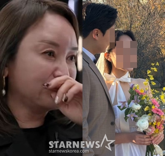 김선진 모녀 웨딩 촬영 공개