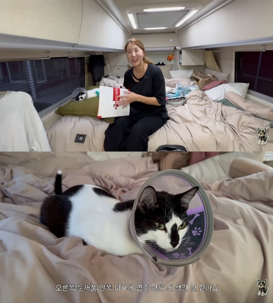 '암 투병' 민지영, 캠핑카 여행 중 동물병원行..병원비만 하루 30만원 "가길 잘해"