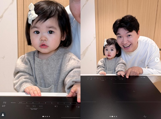 '김다예♥' 박수홍 딸, 13개월에 효도..LG 가전제품 모델 발탁