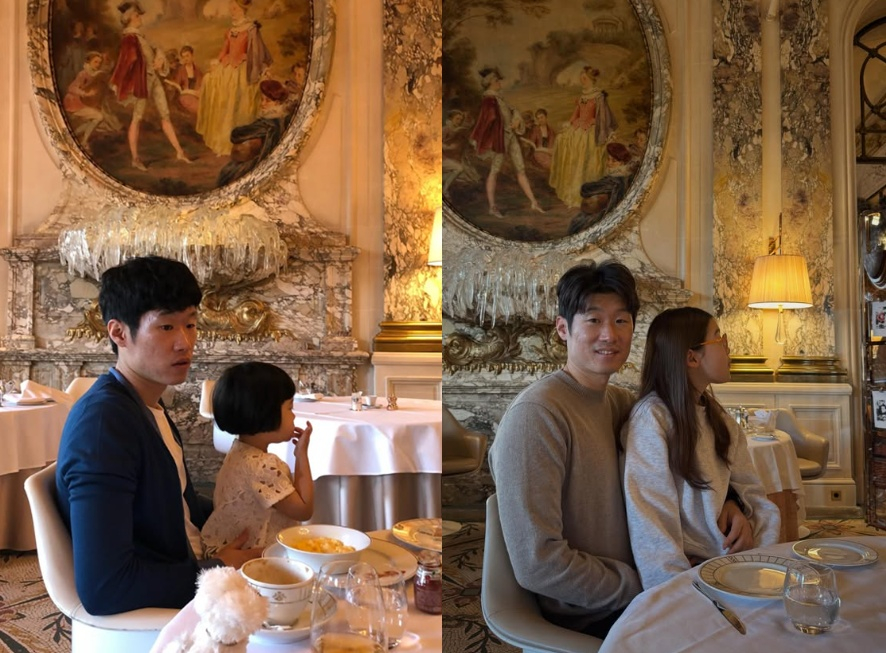 "요랬는데 요래됐습니다"..박지성 10살 딸 많이 컸네 '아빠 미소'