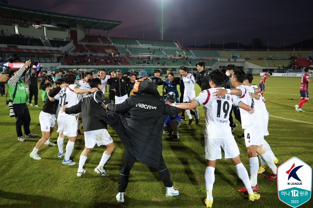 K리그 '운명의 승강 PO' 시작, 3년 만에 '2부→1부 승격팀' 나올까