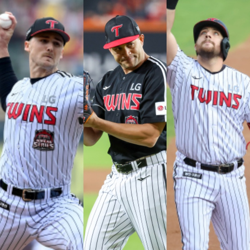 [공식발표] LG 통합 우승 주역 외인 3인방, 전원 재계약 완료! 오스틴 170만$-치리노스 140만$-톨허스트 120만$