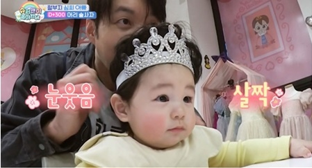 '심형탁 아들' 하루, 300일에 벌써 계단도 성큼성큼..슈퍼 베이비 [슈돌]