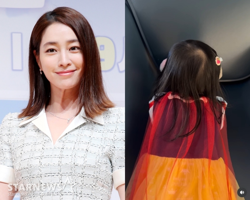 '이병헌♥' 이민정, 3세 딸 야밤 옹알이 동영상 공개.."대화 시도 중"