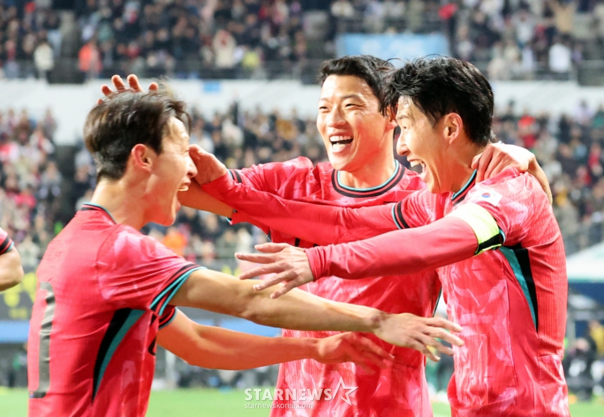 '한국, 日·이탈리아 제쳤다' 美 매체 선정 북중미 월드컵 랭킹 '17위'