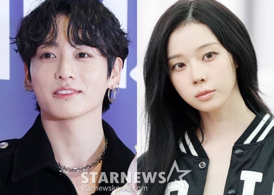 BTS 정국과 에스파 윈터 기사 사진