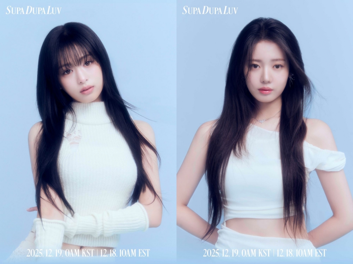 YG표 몽환美..베이비몬스터 아현·로라, '수파 두파 러브' 기습 프로모션