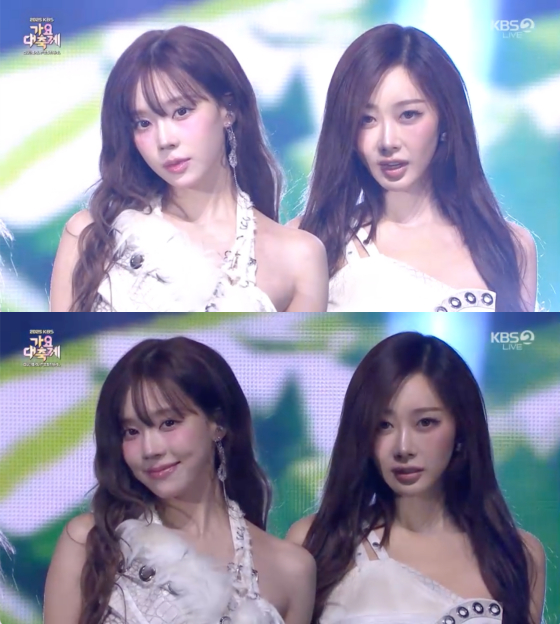 에스파 윈터, 정국 열애설 후 첫 무대..여유로운 미소[2025 KBS 가요대축제]