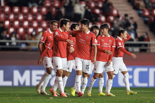 ACL2 16강 韓日전 성사! 포항, J리그 감바 오사카와 격돌한다
