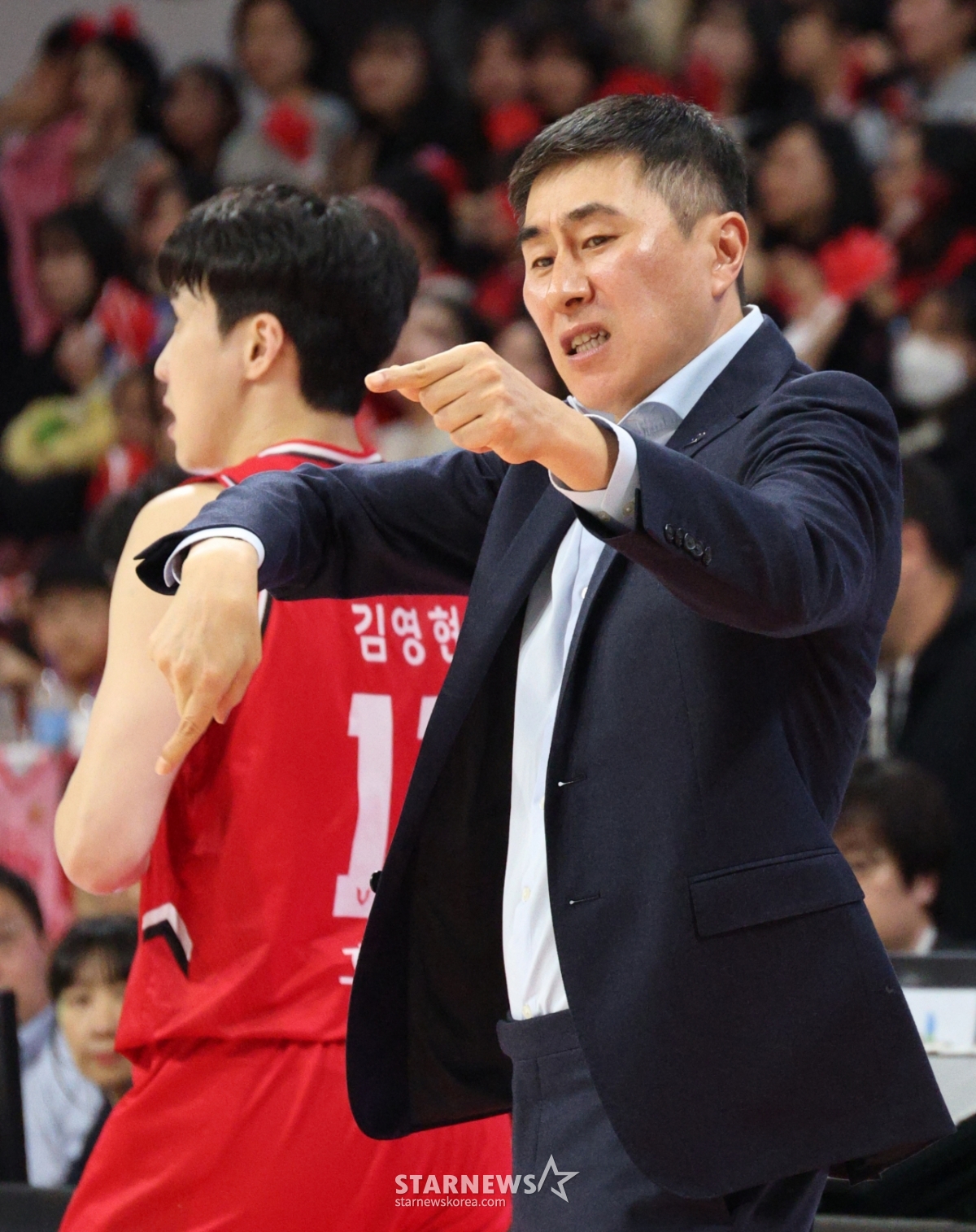 [포토] 이상민 감독 '디테일한 작전 지시'