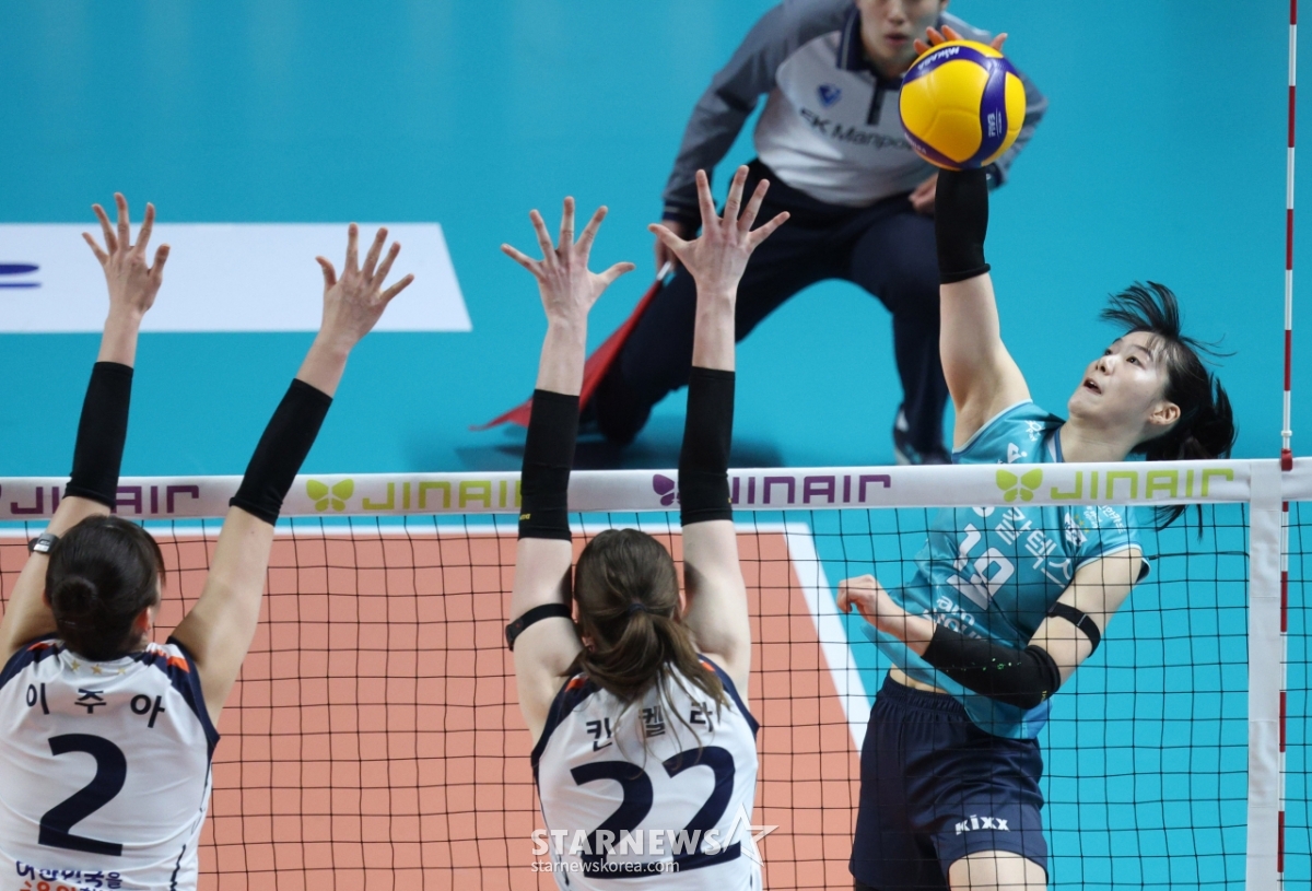 [포토] 유서연 '리드미컬 스파이크'