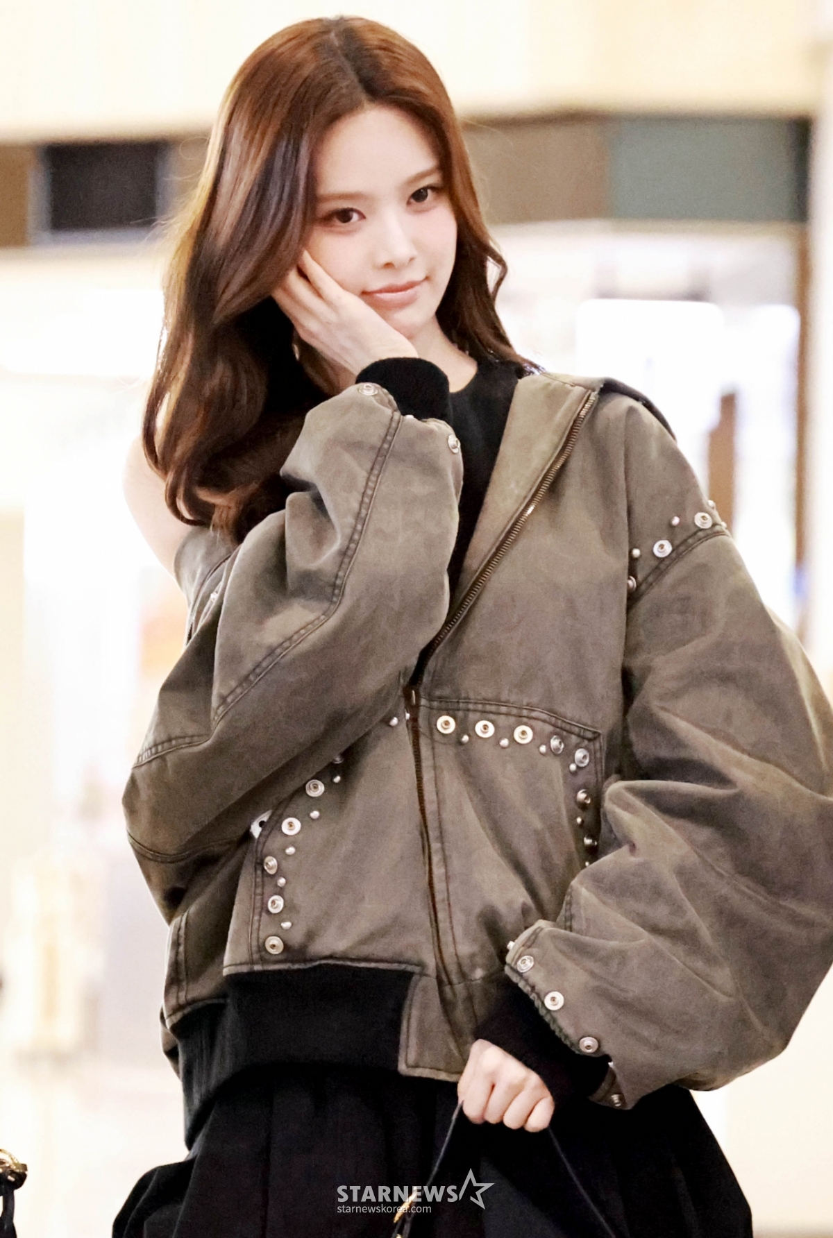 이즈나 방지민 '귀여운 아궁빵'[★포토]