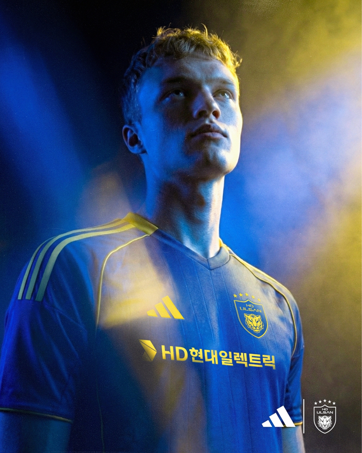 울산, 2026시즌 유니폼 공개... 선명한 '파란+노란' 조합, 등번호는 호랑이 패턴