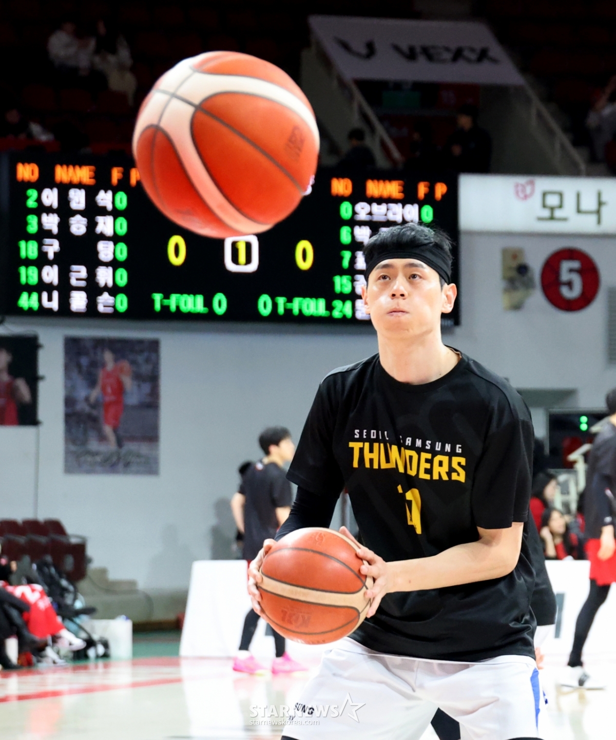 정관장전 준비하는 이관희