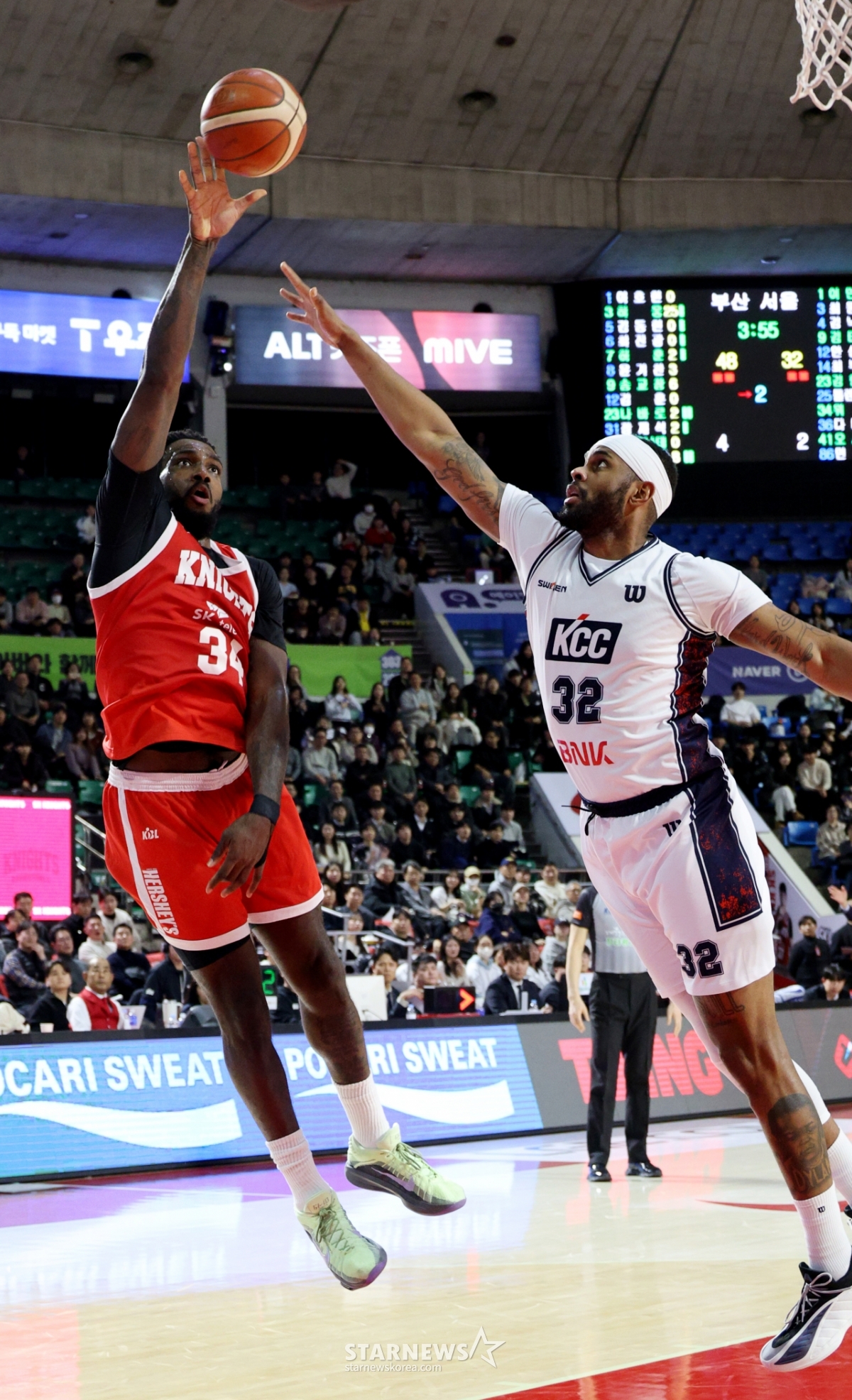 [포토]'훅슛' 워니