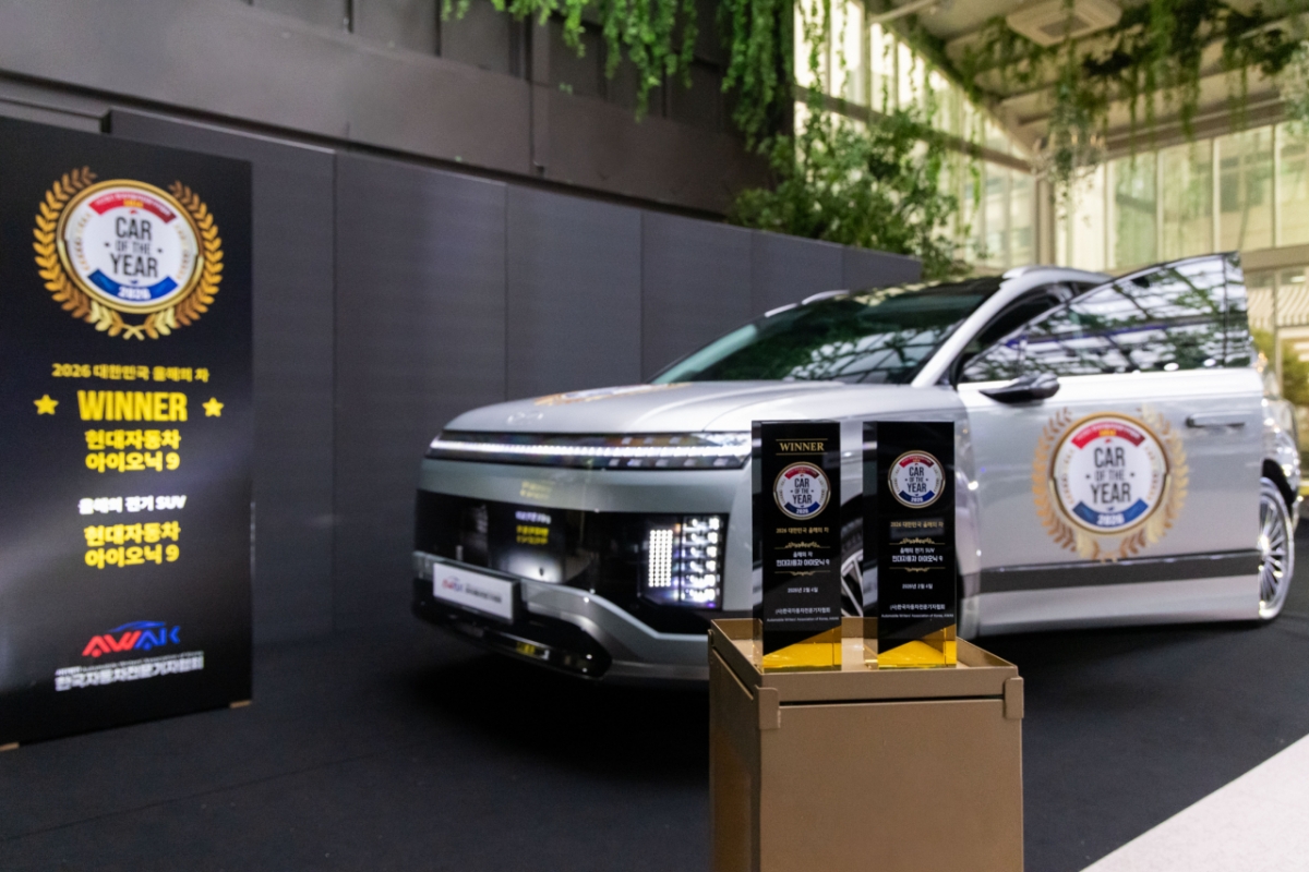 '2026 대한민국 올해의 차'..현대자동차 아이오닉 9, 2관왕 겹경사 터졌다