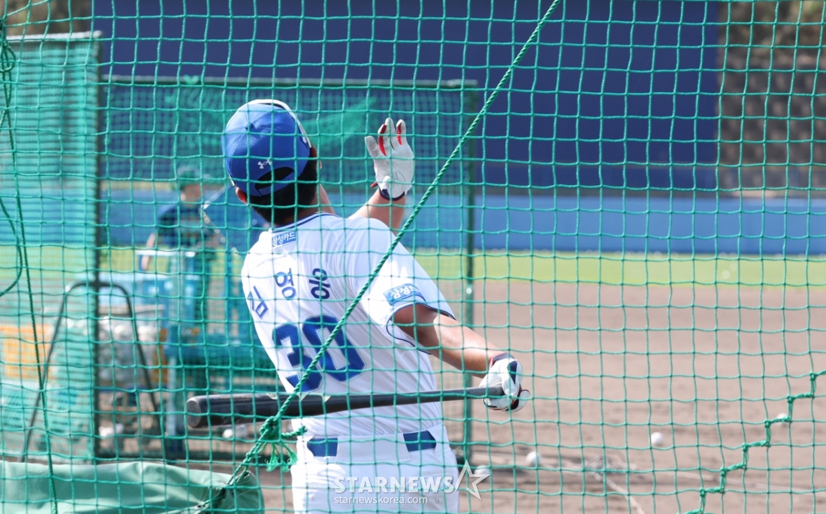 [포토] 김영웅 '넘어갔어'