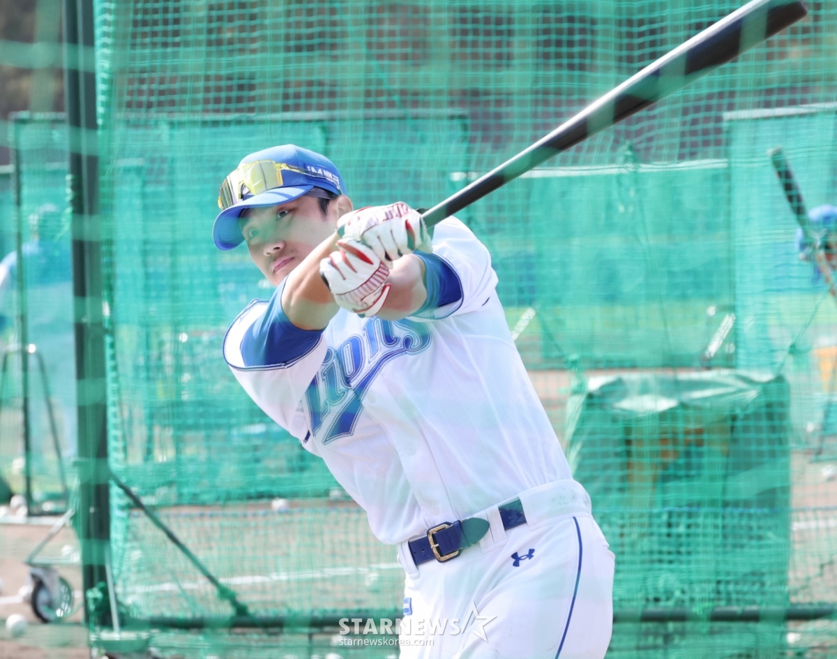 [포토] 이재현 '맹렬한 타격감'