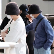 BTS 슈가-지민-정국 '다정하게 출국!'