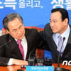 다시 만난 우윤근-이완구.. 눈물의 회동