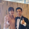 유인영, 새신랑 강남과 투샷 "꼬마신랑, 아름다운 신부와 행복해"