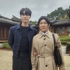 '더글로리' 송혜교 변신한 조세호, 이도현과 '정색' 투샷 [스타IN★]
