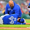 류현진, 그 고통에도 달려가 1루 송구하다니... 역시 대단한 선수 [국민감독 김인식의 MLB 通]