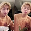 방탄소년단 뷔 "현재 몸무게 62kg, 다이어트 해야"..짜장면 먹방