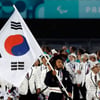 '파리 패럴림픽 개회식' 한국, 갓 쓴 기수 앞세워 36번째로 입장