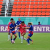 김은정 감독 "선수들 눈물 흘리지 않길"... 한국 U-17 여자축구, 미국에 0-5 완패 '월드컵 조별리그 탈락'